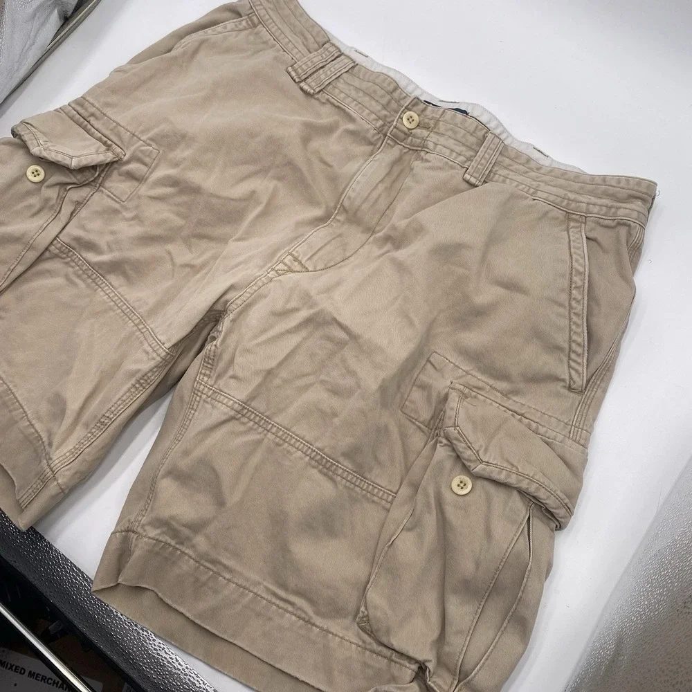 Vintage Ralph Lauren Polo Y2K Cargo Baggy Khaki Mens Size 40 VGC‎